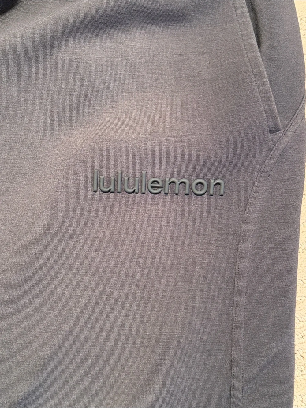 Lululemon Charcoal Dye-Gray Jogger Sweatpants
